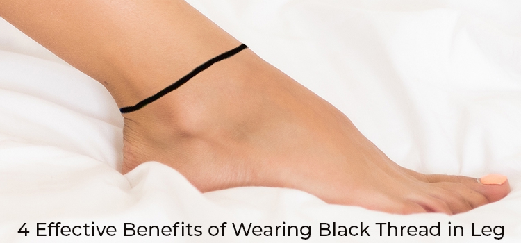 Why do some people wear black threads on their ankles? - Quora