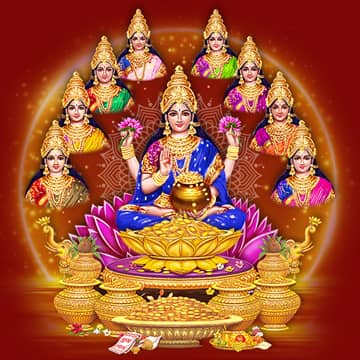 Grand Invocation of Eight Wealth-bestowing Forms of Lakshmi