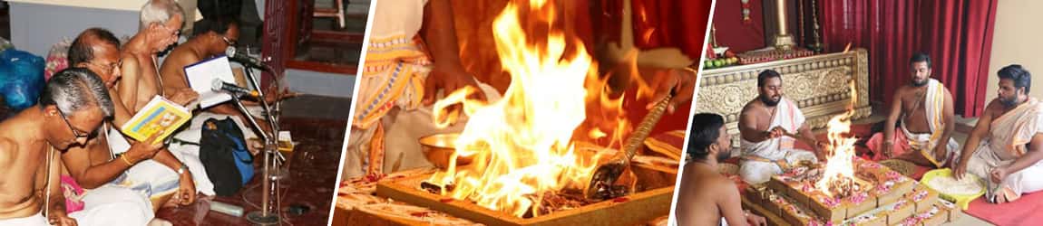 Grand Statue Installation Ceremonies & 2 Fire Labs, Sacred Hymns Chanting and Pooja for Wisdom, Prosperity, Success & Well-Being